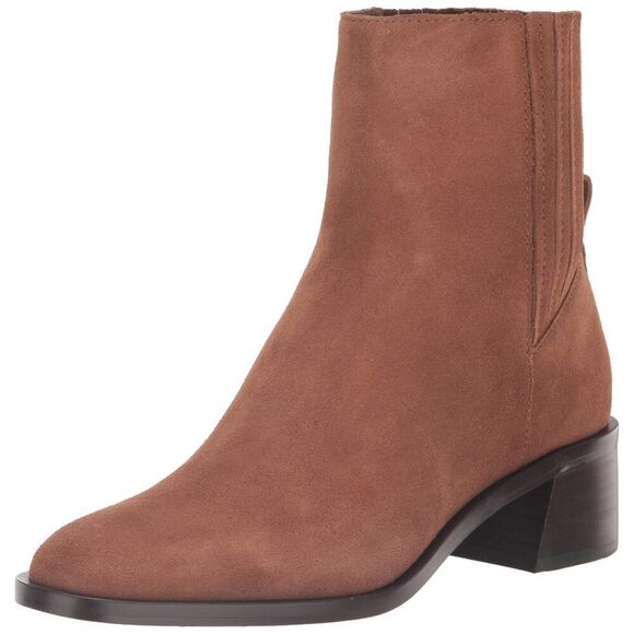 DOLCE VITA Women's LINNY Fashion Boot, Brown Suede H2O, 6